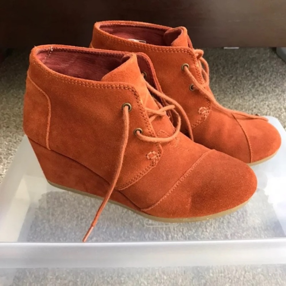 Toms Wedges Booties